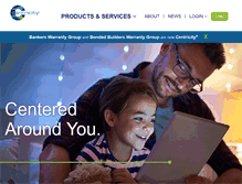 Tablet Screenshot of centricity.com